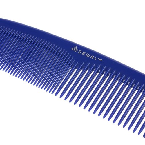 Pocket comb "ECONOMY" DEWAL CO-6031 blue